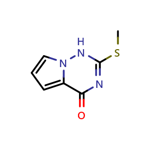 2-(Methylthio)pyrrolo[2,1-f][1,2,4]triazin-4(1H)-one