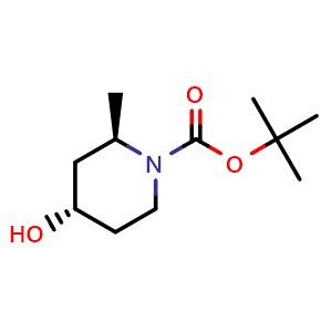 (2R,4S)-1-Boc-2-methyl-4-hydroxypiperidine