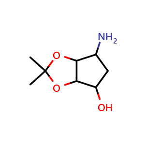 6-Aminotetrahydro-2,2-dimethyl-4H-cyclopenta-1,3-dioxol-4-ol