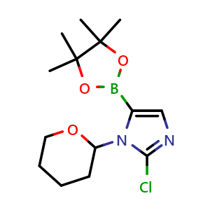 2-chloro-1-(tetrahydro-2H-pyran-2-yl)-5-(4,4,5,5-tetramethyl-1,3,2-dioxaborolan-2-yl)-1H-imidazole