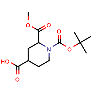 1-(tert-Butoxycarbonyl)-2-(methoxycarbonyl)-piperidine-4-carboxylic acid