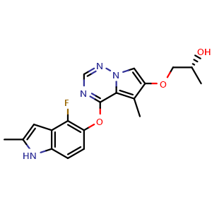 Chemical structure of BMS-540215 , CAS 649735-46-6, AChemBlock G-6694