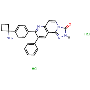 Chemical structure of MK-2206 dihydrochloride , CAS 1032350-13-2, AChemBlock G-6725