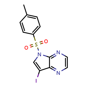 7-Iodo-5-[(4-methylphenyl)sulfonyl]-5H-pyrrolo[2,3-b]pyrazine
