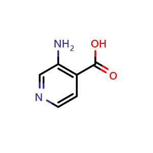 Chemical structure of 3-Aminoisonicotinic acid , CAS 7579-20-6, AChemBlock G-6779