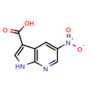 5-Nitro-7-azaindole-3-carboxylic acid