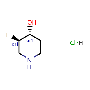 trans-(3R,4R)-3-Fluoro-4-piperidinol hydrochloride