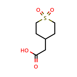 (1,1-Dioxidotetrahydro-2H-thiopyran-4-yl)acetic acid