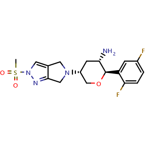 Chemical structure of MK-3102 , CAS 1226781-44-7, AChemBlock G-6852