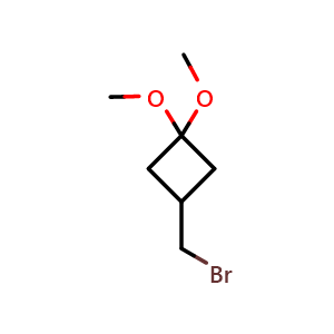 (3,3-Dimethoxy-cyclobutyl)methylbromide