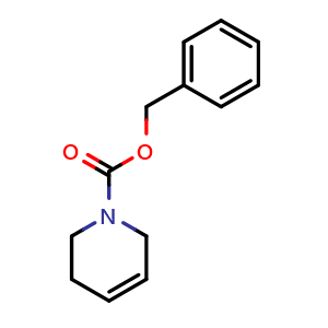 Chemical structure of Benzyl 5,6-dihydropyridine-1(2H)-carboxylate , CAS 66207-23-6, AChemBlock G-6915