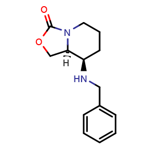 cis-8-(Benzylamino)hexahydro-oxazolo[3,4-a]pyridin-3-one