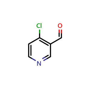 Chemical structure of 4-Chloropyridine-3-carbaldehyde , CAS 114077-82-6, AChemBlock G-7008