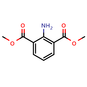 Chemical structure of Dimethyl 2-aminoisophthalate , CAS 57053-02-8, AChemBlock G-7023