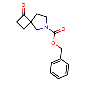 Chemical structure of 6-Cbz-1-oxo-6-aza-spiro[3.4]octane , CAS 1419101-13-5, AChemBlock G-7064