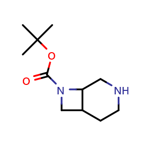 Chemical structure of 8-Boc-3,8-diazabicyclo[4.2.0]octane , CAS 848591-80-0, AChemBlock G-7223
