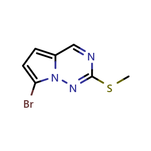 7-Bromo-2-(methylthio)pyrrolo[1,2-f][1,2,4]triazine