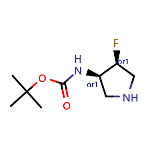 cis-(3-Boc-amino)-4-fluoropyrrolidine