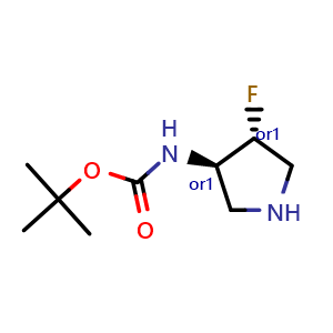 trans-(3-Boc-amino)-4-fluoropyrrolidine