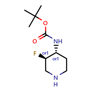 trans-4-(Boc-amino)-3-fluoropiperidine