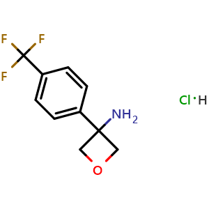 3-[4-(Trifluoromethyl)phenyl]oxetan-3-amine hydrochloride