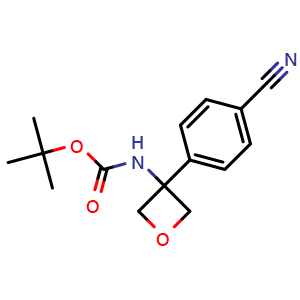 3-Boc-amino-3-(4-cyanophenyl)oxetane
