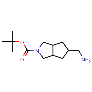 5-(Aminomethyl)hexahydrocyclopenta[c]pyrrole-2(1H)-carboxylic acid 1,1-dimethylethyl ester