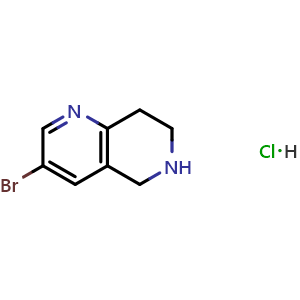 3-Bromo-5,6,7,8-tetrahydro-1,6-naphthyridine hydrochloride