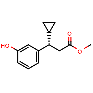 methyl (S)-3-cyclopropyl-3-(3-hydroxyphenyl)propanoate