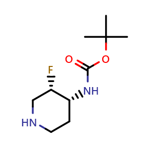 (3S,4R)-4-(Boc-amino)-3-fluoropiperidine