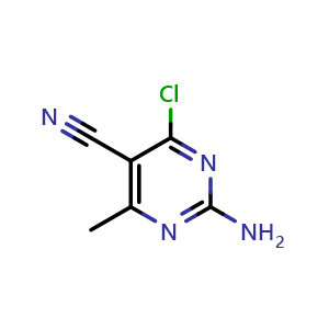 2-Amino-4-chloro-6-methylpyrimidine-5-carbonitrile