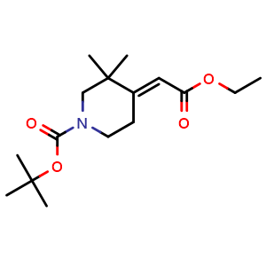 1-Boc-4-(2-ethoxy-2-oxoethylidene)-3,3-dimethylpiperidine