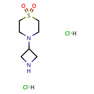 4-(Azetidin-3-yl)thiomorpholine 1,1-dioxide dihydrochloride