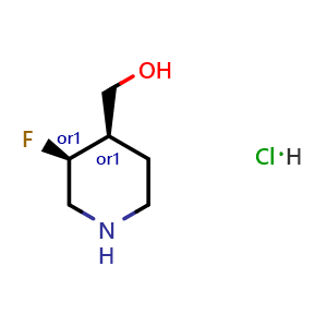 Cis-3-fluoro-4-piperidyl]methanol hydrochloride