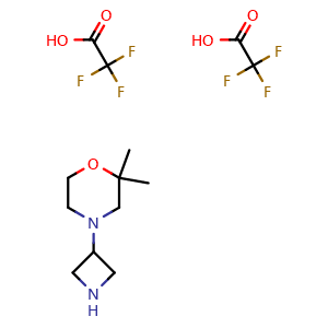 4-(Azetidin-3-yl)-2,2-dimethylmorpholine ditrifluoroacetate
