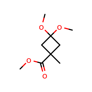 Methyl 3,3-dimethoxy-1-methyl-cyclobutanecarboxylate