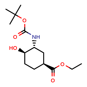 (1S,3R,4R)-3-(Boc-amino)-4-hydroxy-cyclohexanecarboxylic acid ethyl ester