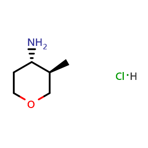 (3R,4S)-3-methyltetrahydro-2H-pyran-4-amine hydrochloride