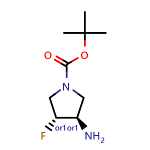 trans-1-Boc-3-amino-4-fluoropyrrolidine