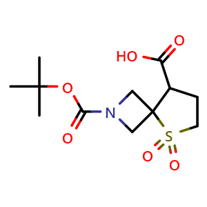 2-(tert-butoxycarbonyl)-5-thia-2-azaspiro[3.4]octane-8-carboxylic acid 5,5-dioxide