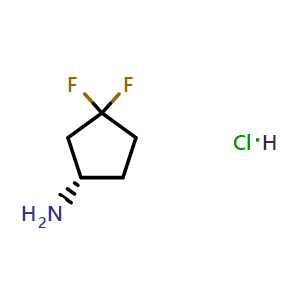 (S)-3,3-Difluorocyclopentanamine hydrochloride