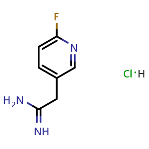 2-(6-Fluoropyridine-3-yl)acetimidamide hydrochloride