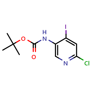 (6-Chloro-4-iodopyridin-3-yl)carbamic acid tert-butyl ester