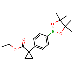 ethyl 1-(4-(4,4,5,5-tetramethyl-1,3,2-dioxaborolan-2-yl)phenyl)cyclopropane-1-carboxylate