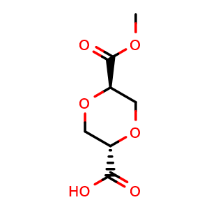 trans-5-(Methoxycarbonyl)-1,4-dioxane-2-carboxylic acid