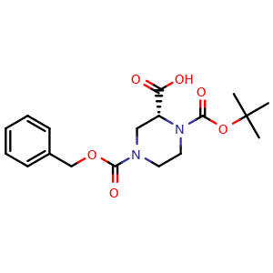 (R)-N-1-Boc-N-4-Cbz-2-piperazine carboxylic acid