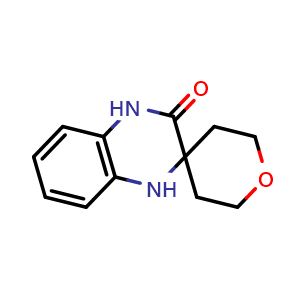 1',2,3,4',5,6-hexahydro-3'H-spiro[pyran-4,2'-quinoxalin]-3'-one