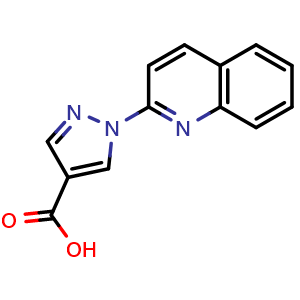 1-(Quinolin-2-yl)-1H-pyrazole-4-carboxylic acid