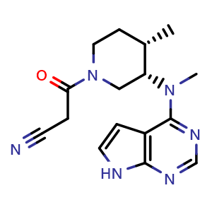 3-((3S,4S)-4-methyl-3-(methyl(7h-pyrrolo[2,3-d]pyrimidin-4-yl)amino)piperidin-1-yl)-3-oxopropanenitrile