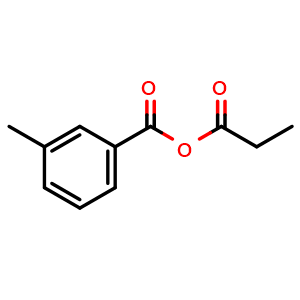 Chemical structure of Ethyl 3-methylbenzoyl formate , CAS 66644-68-6, AChemBlock H-8411